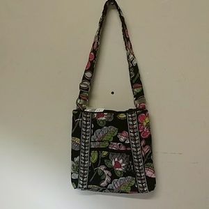 Vera Bradley moonblooms quilted shoulder purse